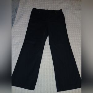 Ann Taylor Black Nautical Sailor Inspired Dress Pants Sz 8 EUC